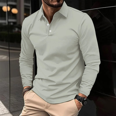 Ethan™ | Casualt langærmet polo