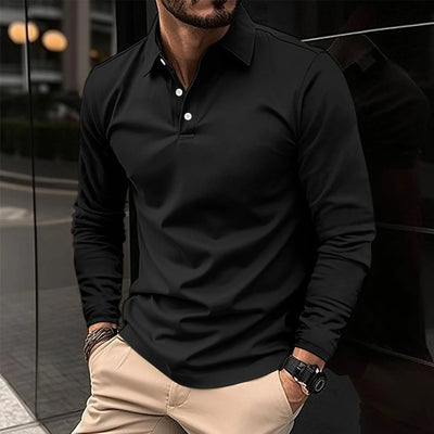 Ethan™ | Casualt langærmet polo