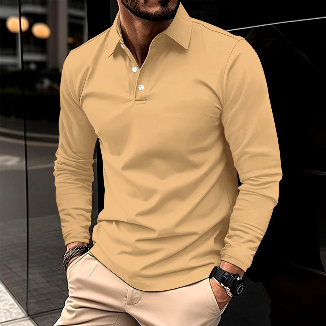 Ethan™ | Casualt langærmet polo